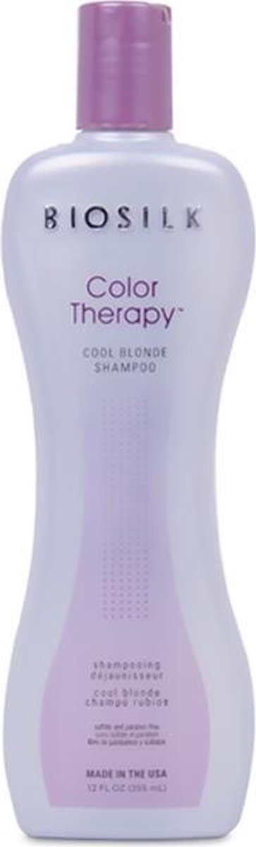 MULTI BUNDEL 3 stuks BioSilk Farouk Color Therapy Cool Blonde Shampoo 355ml