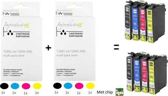 Bol Com Improducts Inkt Cartridges Alternatief Epson 29xl