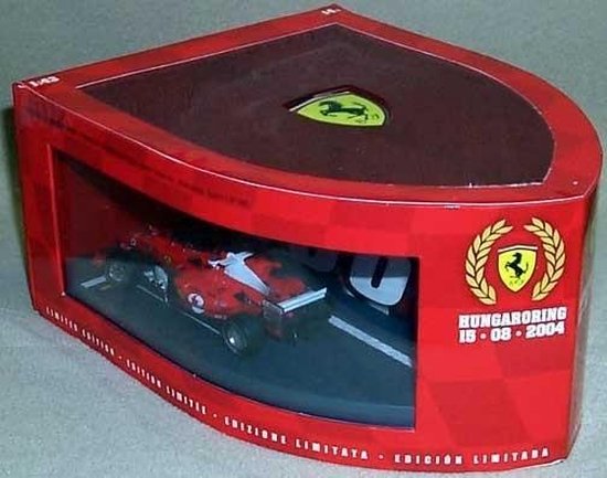 Ferrari F2004 F1 Hungaroring 15-08-2004 1:43 Hotwheels | bol Ferrari F2004 F1 Hungaroring 15-08-2004 1:43 Hotwheels | bol