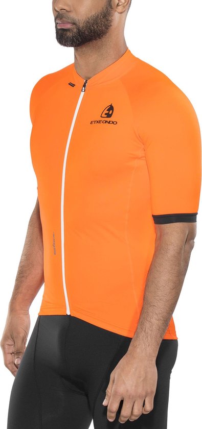 wassen koud Gebakjes Etxeondo Entzun Fietsshirt korte mouwen Heren oranje Maat XL | bol.com