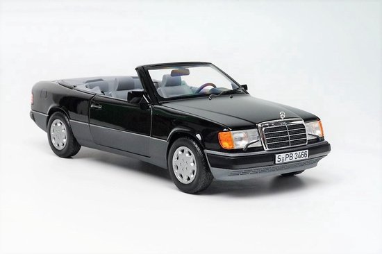 Norev Mercedes-Benz 300 CE-24 Cabriolet 1990 Zwart 1:18 | bol