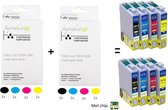 Improducts® Inkt cartridges - Alternatief Epson 18XL 8 stuks
