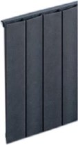 Eastbrook Fairford Design radiator horizontaal aluminium mat antraciet 60x37,5cm504 watt