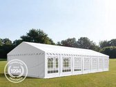 Partytent feesttent 6x14 m tuinpaviljoen -tent PVC 700 N in wit waterdicht
