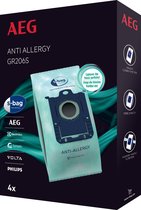 AEG stofzuigerzakken s-bag Anti Allergy 4 stuks GR206s