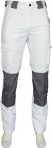 Yoworkwear Pantalon de travail coton / polyester blanc-gris taille 66