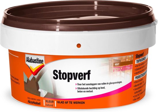 Foto: Alabastine stopverf naturel 500 gram 