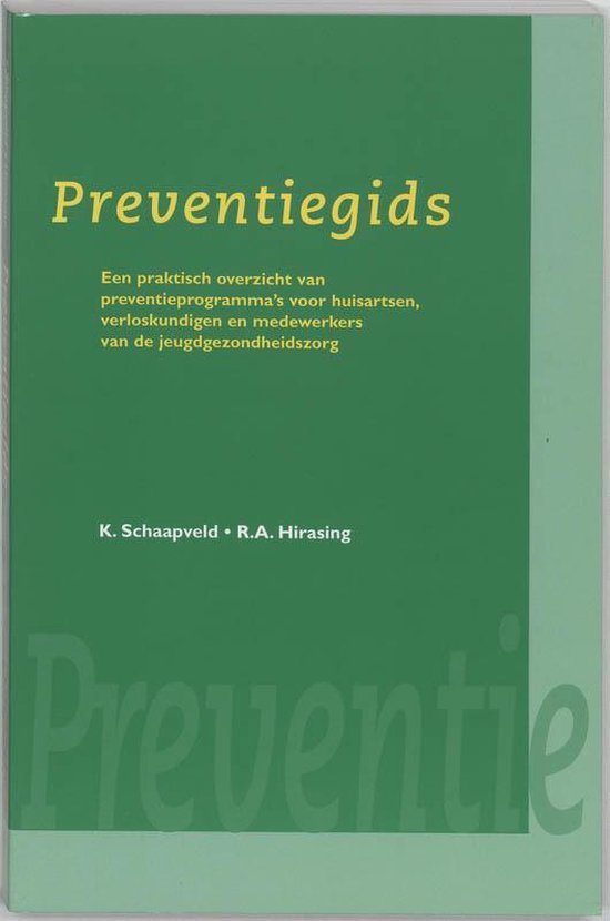 Cover van het boek 'Preventiegids / druk 2' van K. Schaapveld