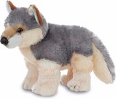 Pluche wolven knuffel 30 cm - knuffeldier