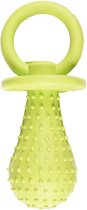 Flamingo Hondenspeelgoed Fopspeen Groen - Geel - 16 x 6 x 6 cm