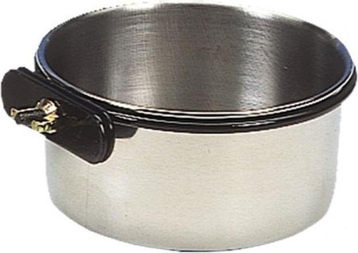 Nobby Vogelvoerbak met schroef - RVS - Ø 7 cm - 2 stuks