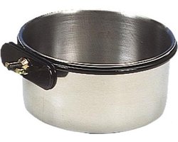 Nobby Vogelvoerbak met schroef - RVS - Ø 7 cm - 2 stuks