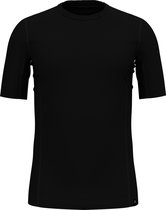 Odlo Sportshirt Performance Natural + Ceramiwool Light Suw Top Crew Neck Ss - Black - XL