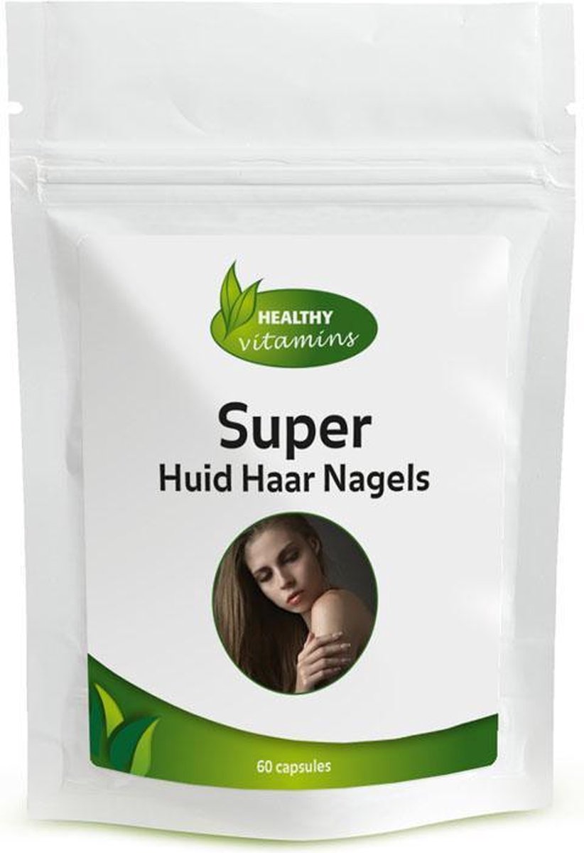 Pennenvriend Post Zwart Super Huid Haar Nagels - 60 capsules - Vitaminesperpost.nl | bol.com