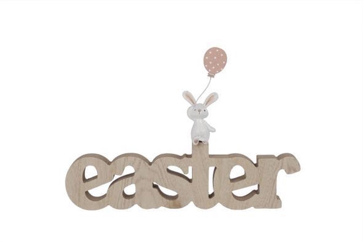 Cosy&Trendy 'Easter' houten letters - 27 x 19 cm