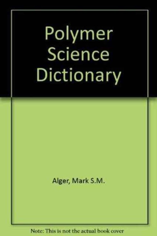 Polymer Science Dictionary - cover