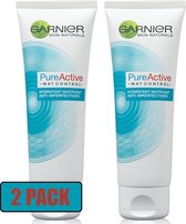 Garnier PureActive Mat Control Dagcreme Gemengde Huid - 50ml Duo Voordeelverpakking