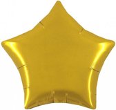 Folie Ballon stervorm kleur goud - 90cm