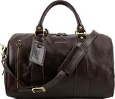 Tuscany Leather Weekendtas Voyager - Donker Bruin - Lederen weekendtas 'duffelbag' - TL141216