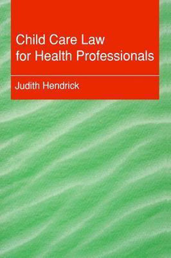 Child Care Law for Health Professionals - cover