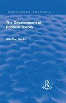 Routledge Revivals - Revival: The Development of Political Theory (1939)