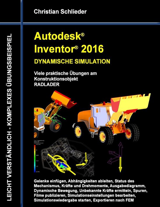 Autodesk Inventor 2016 - Dynamische Simulation - cover