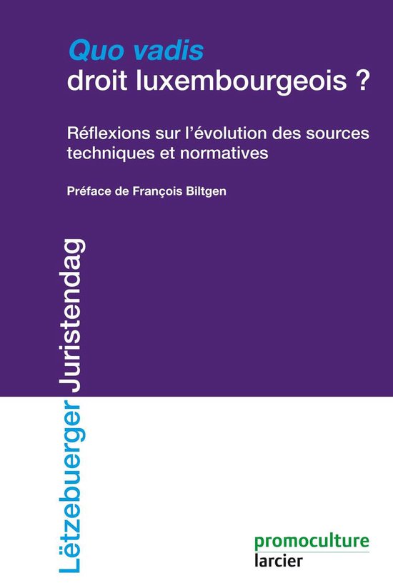Quo Vadis droit luxembourgeois - cover