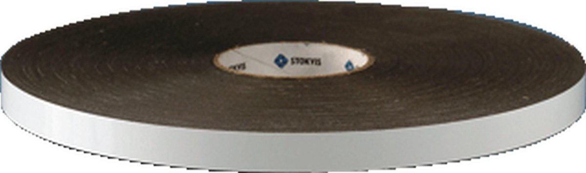 STOK zelfkl tape, schuim, zw, (lxb) 10mx19mm, dubbelzijdig