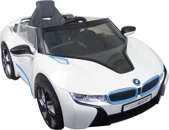 Kinder Accu Auto BMW i8 Wit met afstandsbediening | bol.com