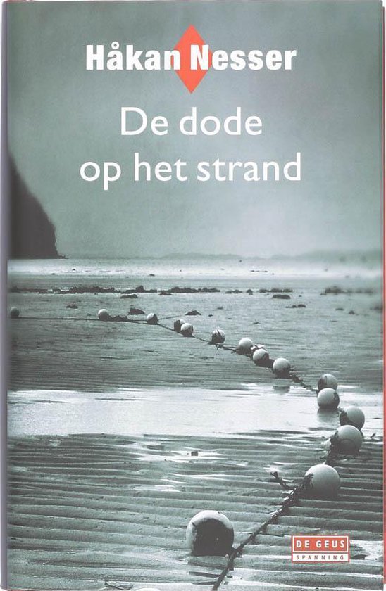 Cover van het boek 'De dode op het strand' van Hakan Nesser