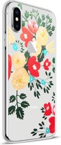 Apple iPhone X Design TPU Hoesje - Colour Flowers