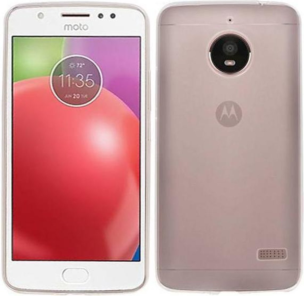 BestCases.nl Motorola Moto E4 Smartphone Cover Hoesje Transparant