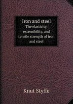 Iron and steel The elasticity, extensibility, and tensile strength of iron and steel