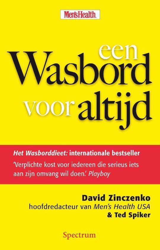 Cover van het boek 'Een wasbord voor altijd' van David Zinczenko