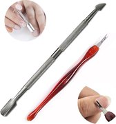 1 x Nagelriemverzorging duwer / pusher en 1 x nagelriem verwijdertool