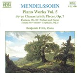 Benjamin Frith - Mendelssohn: Piano Works 5 (CD)