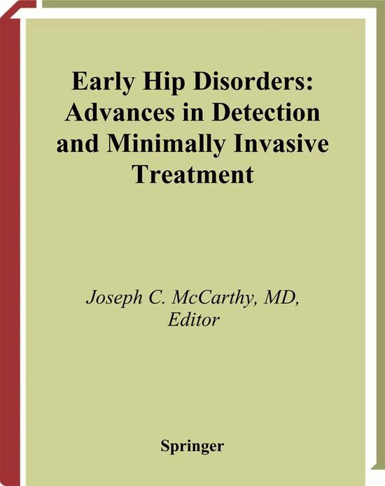 Early Hip Disorders - cover