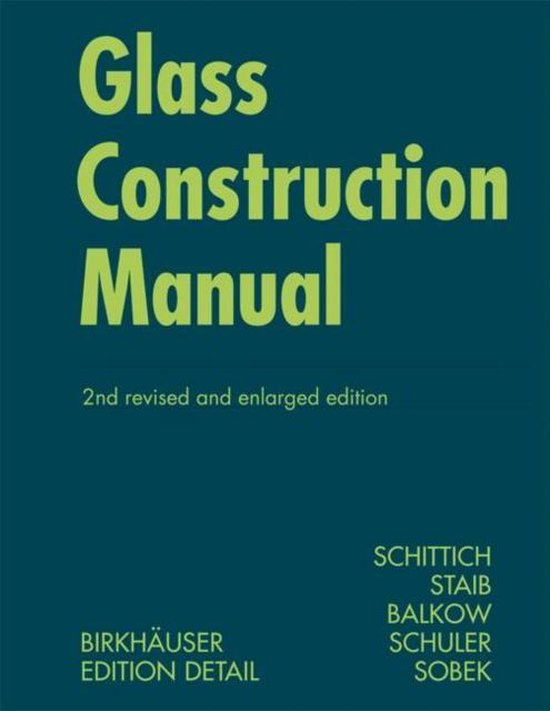 Glass Construction Manual - cover