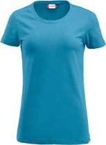 Clique Carolina S/S Turquoise maat XL