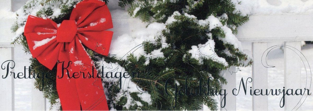 Dubbele Kerstkaarten met Winteraanzicht 8 - 10 stuks