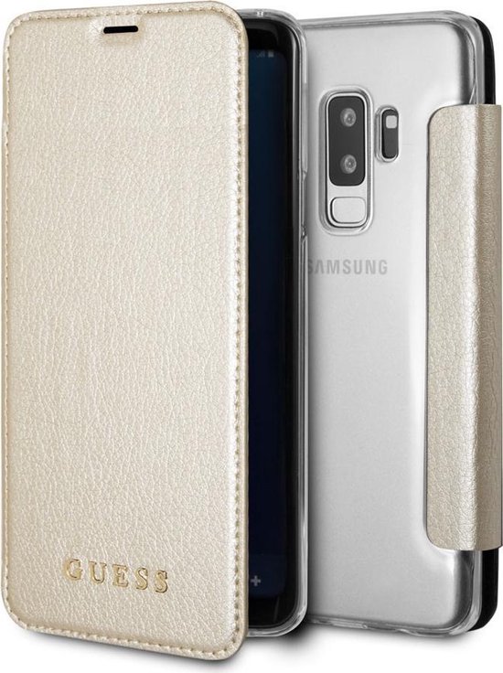 bol.com | Guess Goud Transparent Back Foliocase Samsung Galaxy S9 Plus