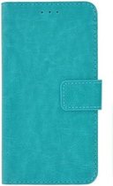 Wallet bookcase luxe hoesje Samsung Galaxy J3 2017 - effen turquoise