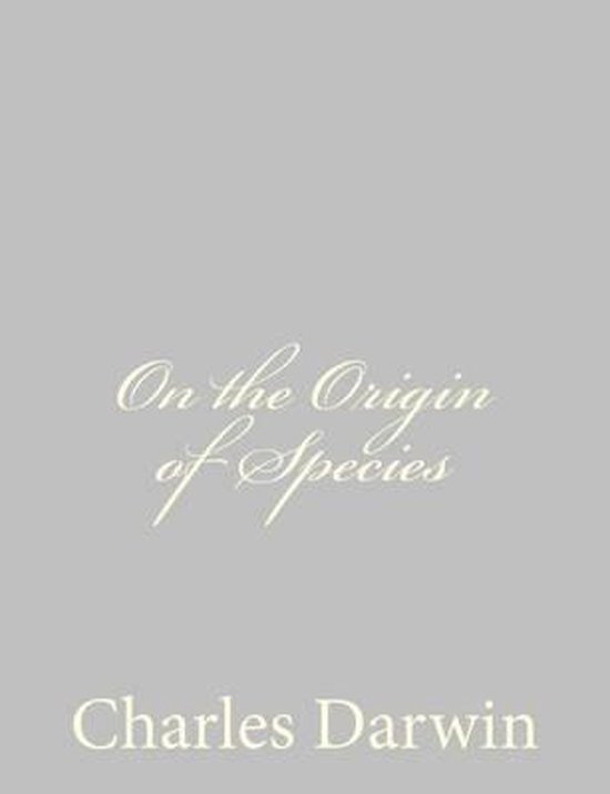 On the Origin of Species - cover