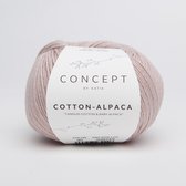 Katia Cotton-Alpaca zalmrood