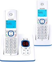 Alcatel F530 DECT-telefoon Nummerherkenning Blauw, Wit
