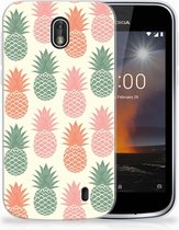 Nokia 1 TPU Hoesje Design Ananas