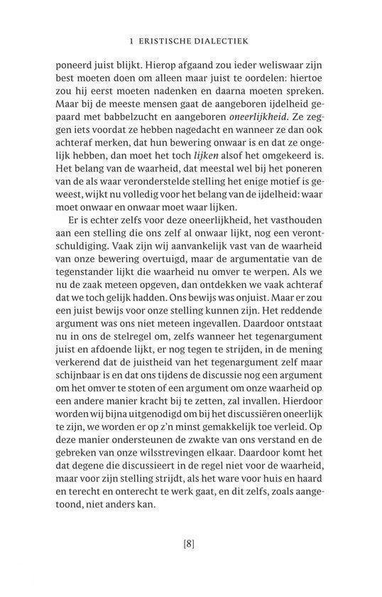 De kunst van het gelijk krijgen
