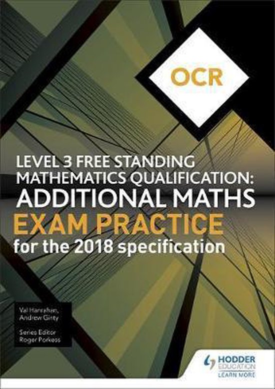 OCR Level 3 Free Standing Mathematics Qualification | 9781510449695 ...