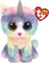 foto van Ty Beanie Boo Poes Eenhoorn Heather 15CM