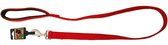 Hondenriem looplijn Nylon lijn “SP” enkel 25 mm x 130 cm, rood